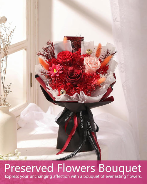 Handcrafted Preserved Rose Bouquet