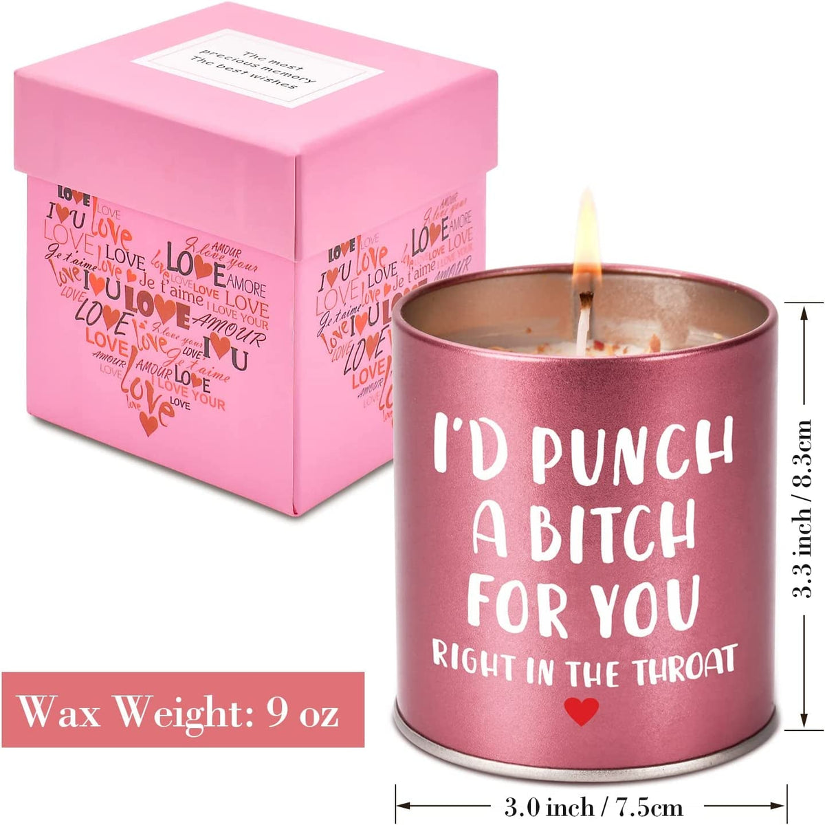 Floral Gardenia Scented Candle Gift